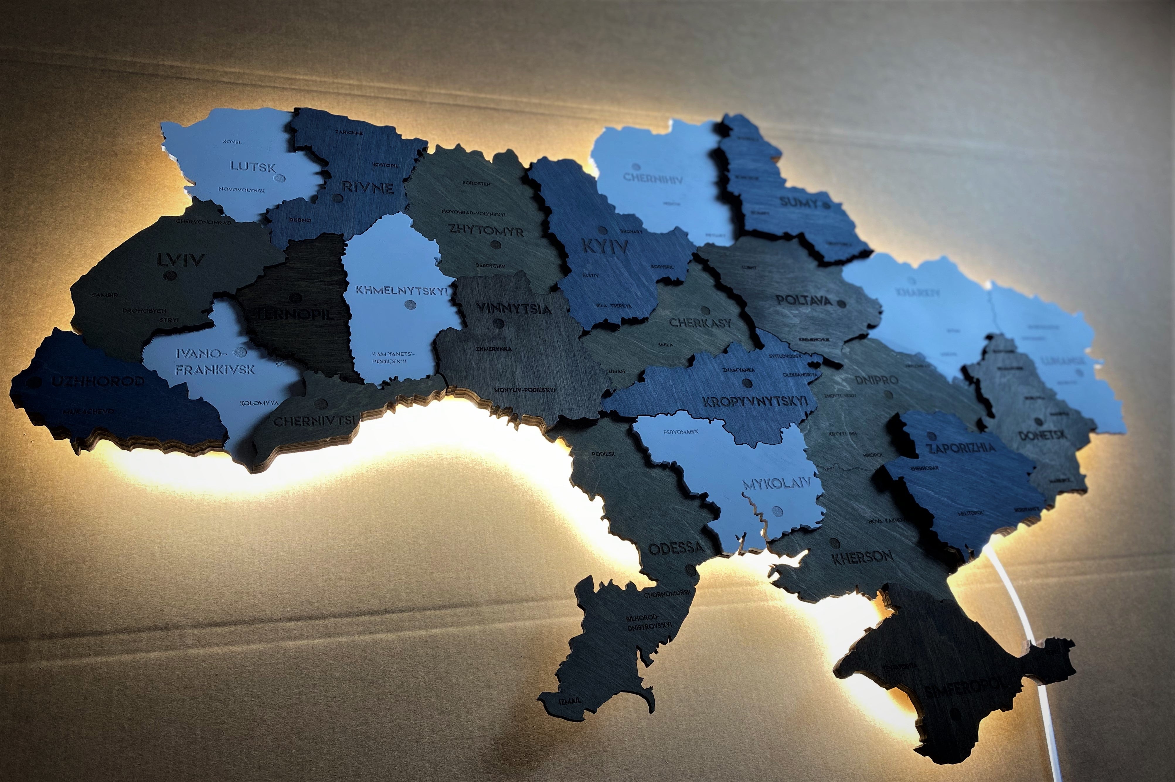 ukraine_wooden_map_led_3d_loft