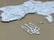 Карта Украины многослойная 3D цвет White 2213915 фото 4